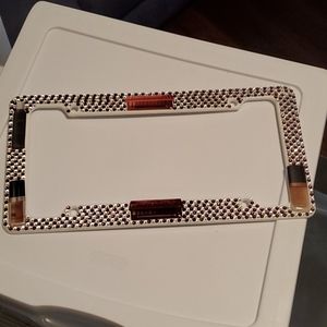 Makeup Themed License Plate Frame